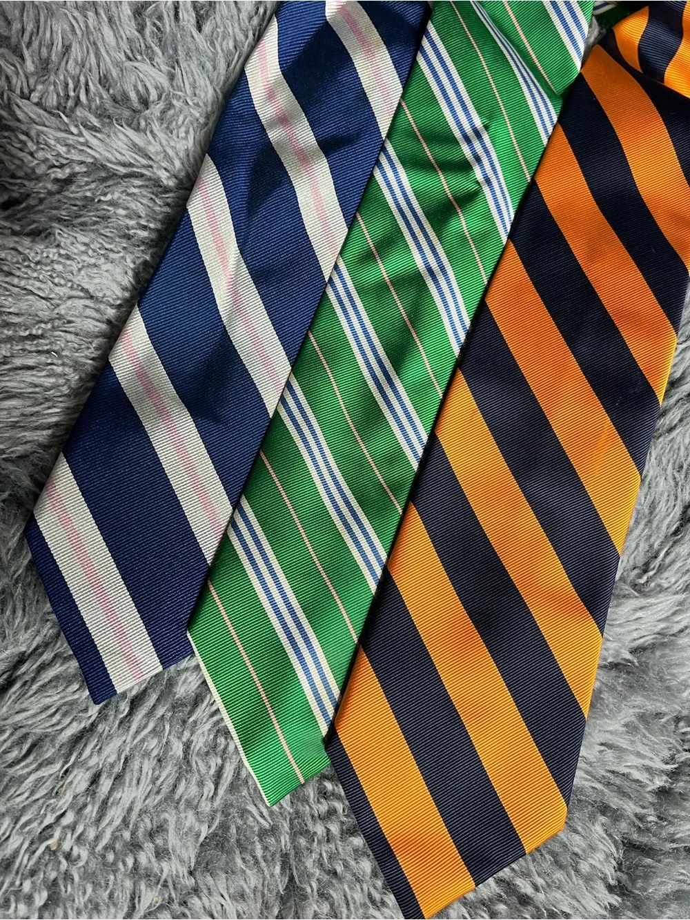 Striped J. Crew Silk Neck Ties